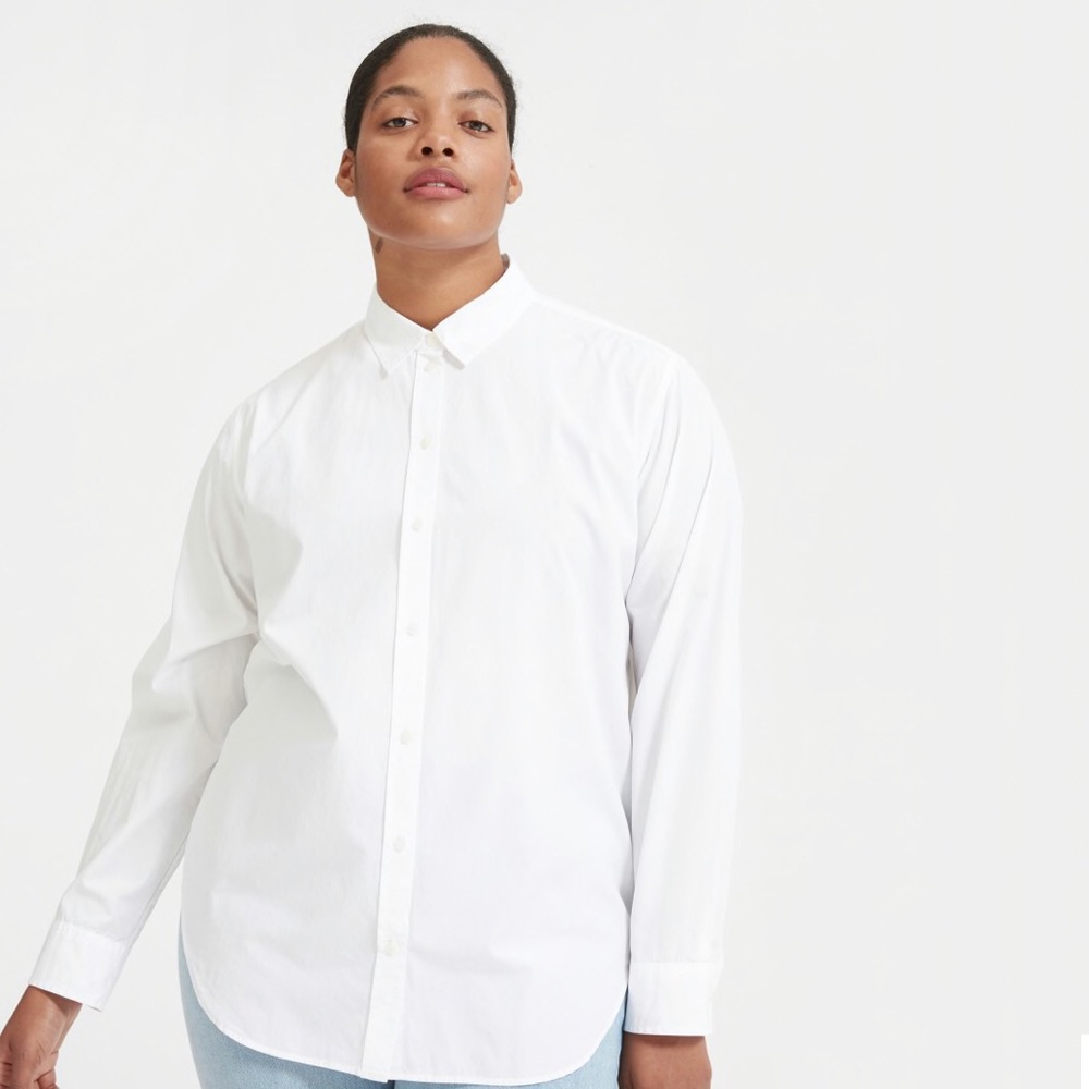Everlane cotton poplin shirt